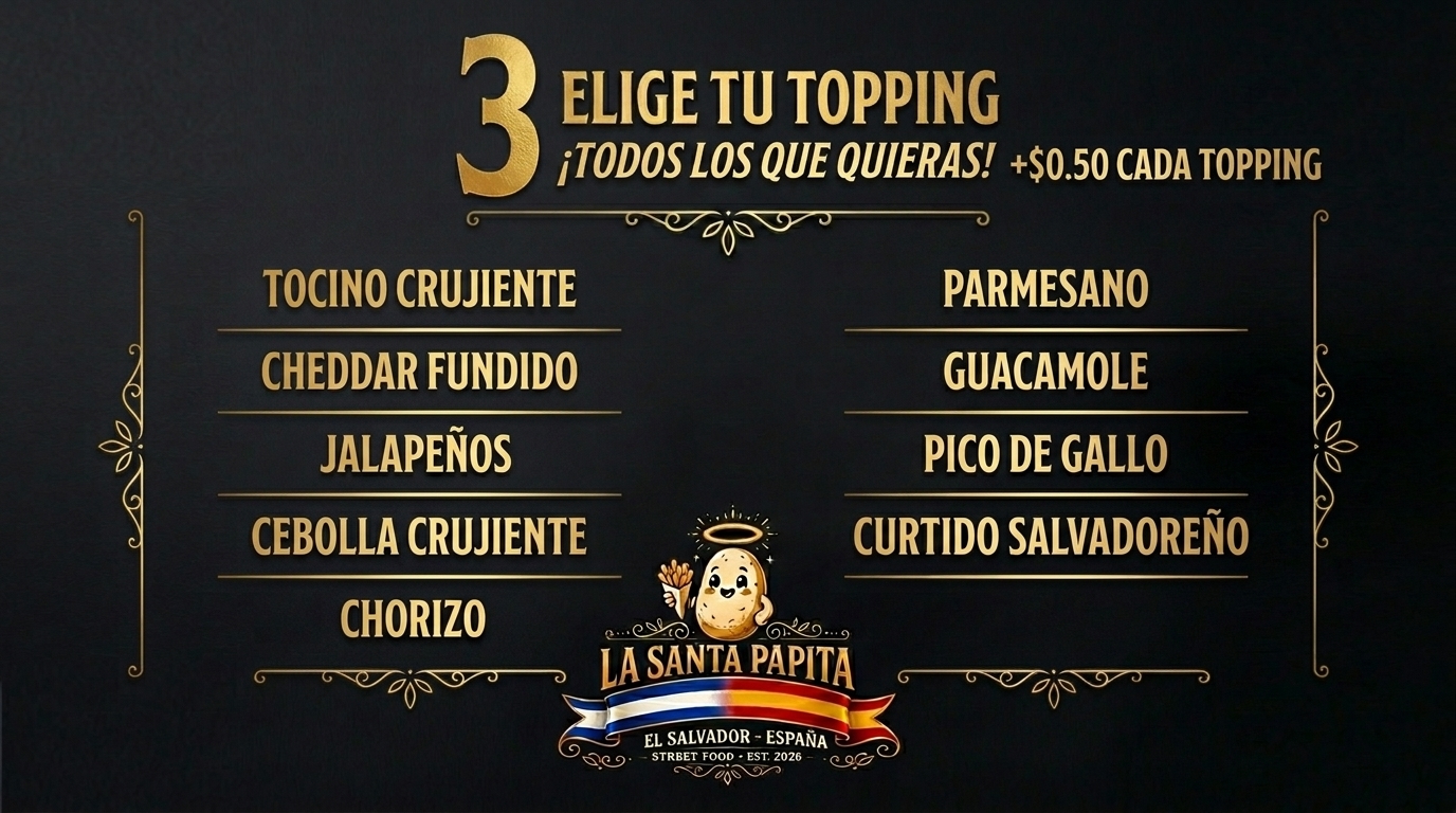 3. Añade Toppings Extra