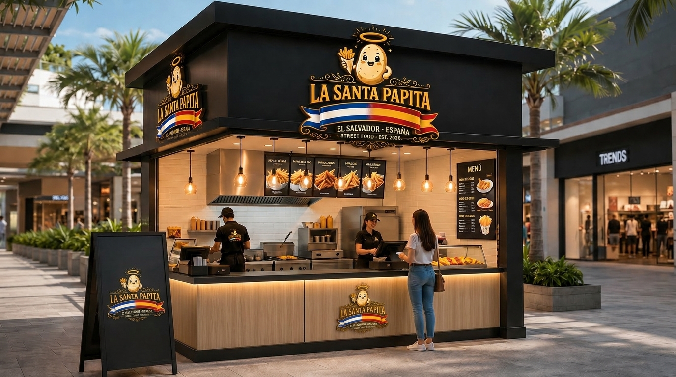 Kiosko Exterior - La Santa Papita